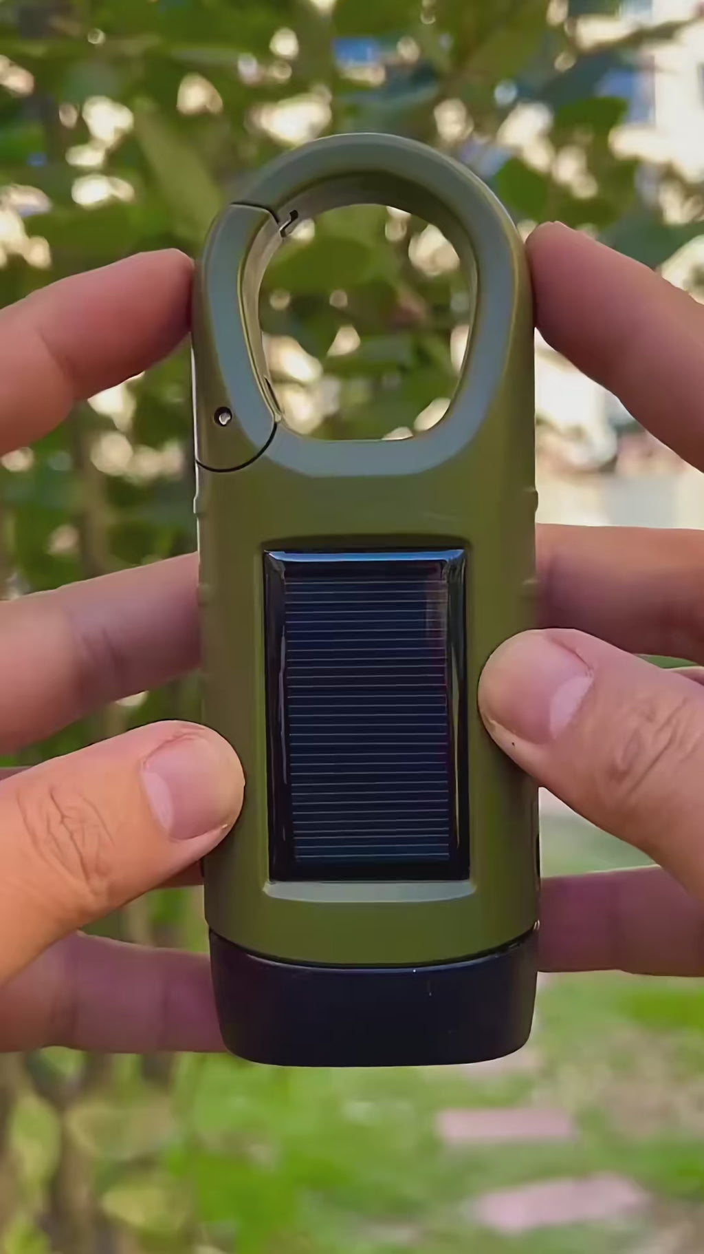 Linterna Solar Dinamo Recargable